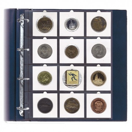 Album de collection, 200 poches pour petites pièces de monnaies jusqu'à  22.5 mm de diamètre. Classeur S avec 10 feuilles. - Cdiscount Beaux-Arts et  Loisirs créatifs